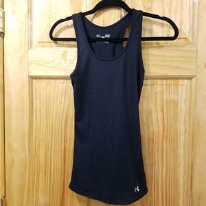 Black heat gear Under Armour tank top, size s
